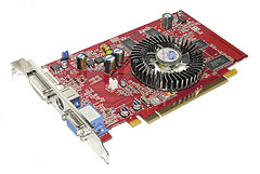 (Klik za uvećanje: JPEG, 55 KB) Sapphire Radeon X1050 256M
