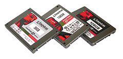 (Klik za uvećanje: JPEG, 35 KB) Kingston SSDNow V 30 GB, SSDNow V 128 GB, SSDNow V+ 128 GB